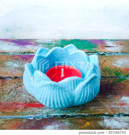 Blue lotus candlestick 85599750