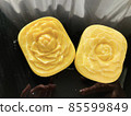 Soap carving with yellow soap 85599849
