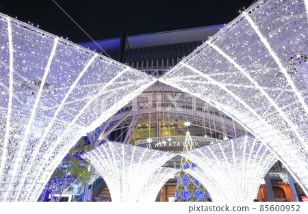 [Fukuoka Prefecture] Illuminations at JR Hakata Station (Hakata, City of Light) 85600952