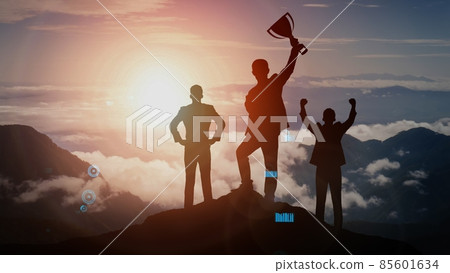 Achievement and Business Goal Success conceptual . Achievement and Business Goal Success conceptual . 85601634