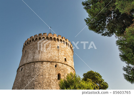 White Tower in Thessaloniki, Greece. 85603765