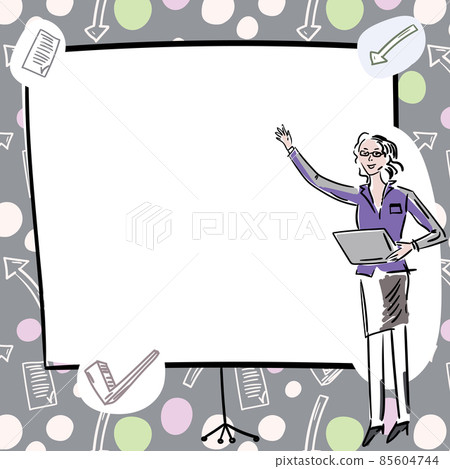 Businesswoman Wearing Casual Standing Firmly Alone Presenting Charts And New Wonderful Ideas. Employee Using Blazer By Himself Showing Old Amazing Thoughts. Businesswoman Wearing Casual Standing Firmly Alone Presenting Charts And New Wonderful Ideas. Employee Using Blazer By Himself Showing Old Amazing Thoughts. 85604744