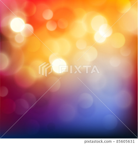 Colorful background with defocused lights	 85605631