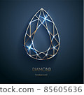 3d, gem, gold 85605636