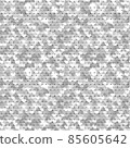 Seamless silver texture of fabric with sequins 85605642