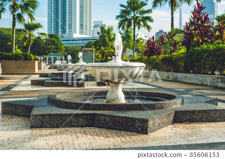 KUALA LUMPUR, MALAYSIA - 24 FEBRUARY 2017: National Mosque of Malaysia, Kuala Lumpur KUALA LUMPUR, MALAYSIA - 24 FEBRUARY 2017: National Mosque of Malaysia, Kuala Lumpur 85606153