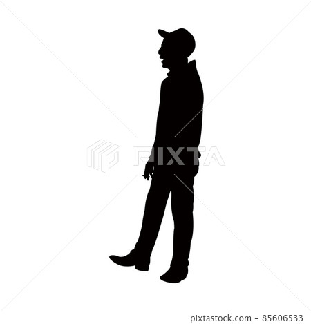 a man body silhouette vector a man body silhouette vector 85606533