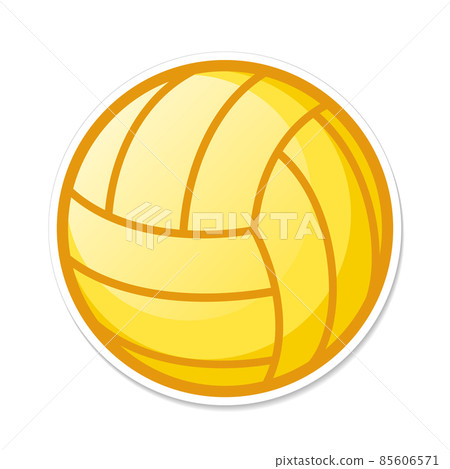 volleyball ball in crtoon style sports activity play competition tournament, stock vector illustration volleyball ball in crtoon style sports activity play competition tournament, stock vector illustration 85606571