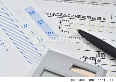 Tax returns and receipts 85610853