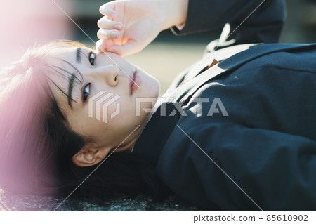 High school girl portrait High school girl portrait 85610902