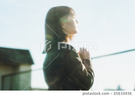 High school girl portrait [soft focus] 85610936