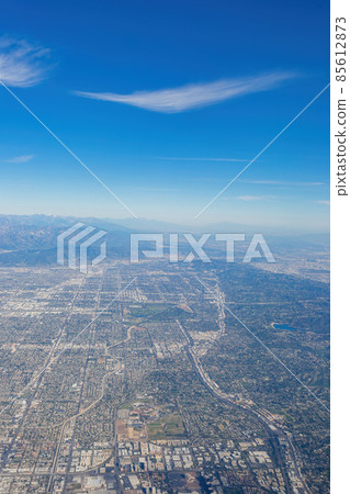 Aerial view of the Los Angeles county area Aerial view of the Los Angeles county area 85612873