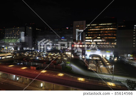 Kyoto station at night Kyoto station at night 85614566
