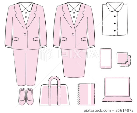 New employee Freshers ladies suit businessman set 85614872