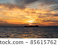 Sunrise in Tokyo Bay 85615762