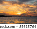 Sunrise in Tokyo Bay 85615764