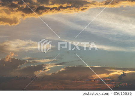 The cloudy beautiful sky with the light shining from the sun. The cloudy beautiful sky with the light shining from the sun. 85615826
