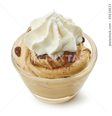 caramel coffee cream mousse dessert 85616613