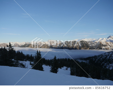 Winter landscape alps Winter landscape alps 85616752