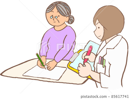 接受臨床心理學家心理測試的老年癡呆症 85617741