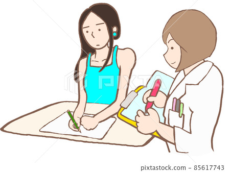 人格障礙:一名接受臨床心理學家心理測試的女性 人格障礙:一名接受臨床心理學家心理測試的女性 85617743