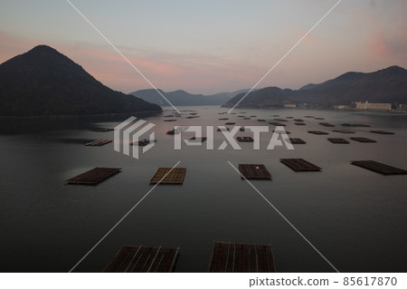 岡山縣備前市橿島美麗的海景 岡山縣備前市橿島美麗的海景 85617870