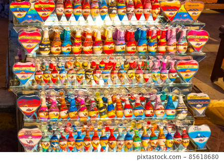 Decorative Glass Bottles with Colored Sand Inside Decorative Glass Bottles with Colored Sand Inside 85618680