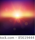 Abstract sunset with defocused lights - eps10 85619444