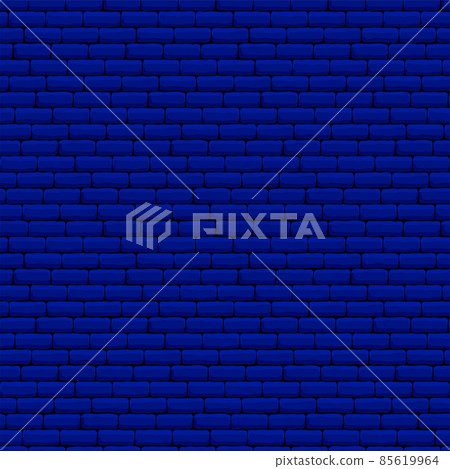 Blue Seamless Brick Background 85619964