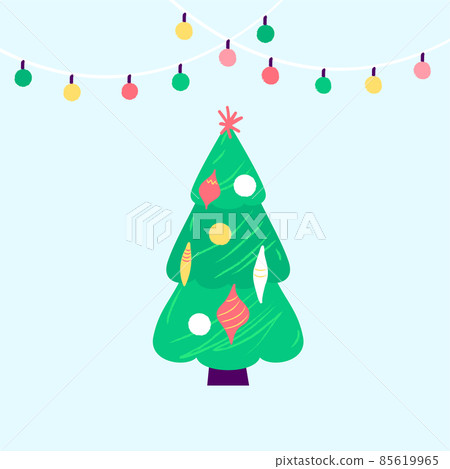 Christmas Tree with Decoration 85619965