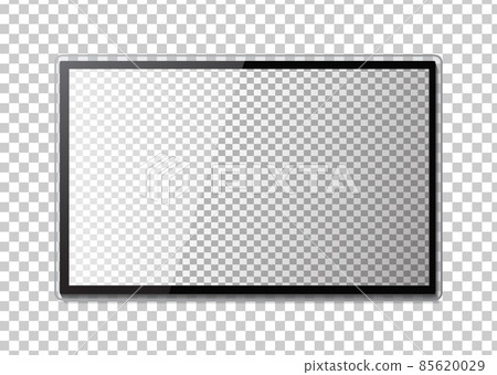 Frame of TV. Empty led monitor of computer or black photo frame Frame of TV. Empty led monitor of computer or black photo frame 85620029