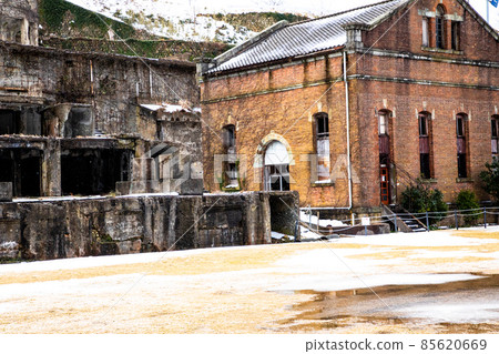 [新潟縣]佐渡島、佐渡金山、北澤浮選場、初冬 85620669