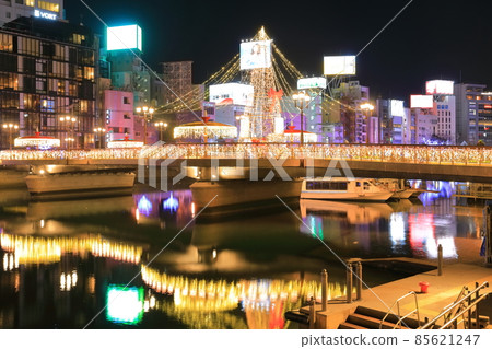 [福岡縣]博多中洲夜景（中洲之光） 85621247