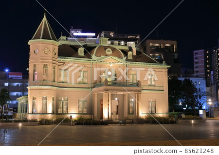 [福岡縣]舊福岡縣公會堂紀欣館夜景 85621248