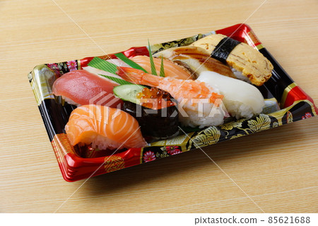 Sushi bento Japanese food takeaway Sushi bento Japanese food takeaway 85621688