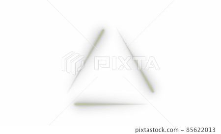 CG triangle light spots and light trails on a triangle 85622013