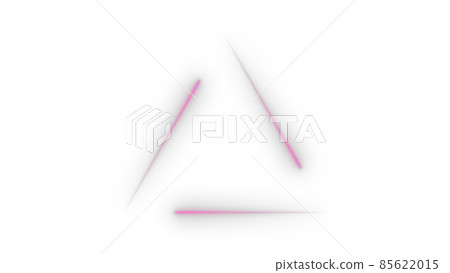 CG triangle light spots and light trails on a triangle 85622015