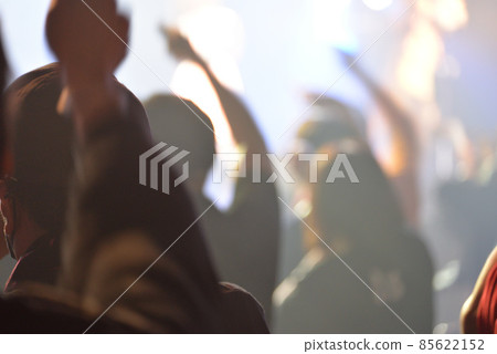 The excitement of the audience seats at the live venue 85622152