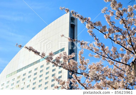 The arrival of spring in the sky of April The arrival of spring in the sky of April 85623961