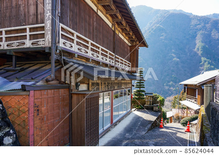 Akasawa-juku, a post town at the foot of Mt. 85624044