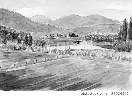 Landscape of winter dead 85624321