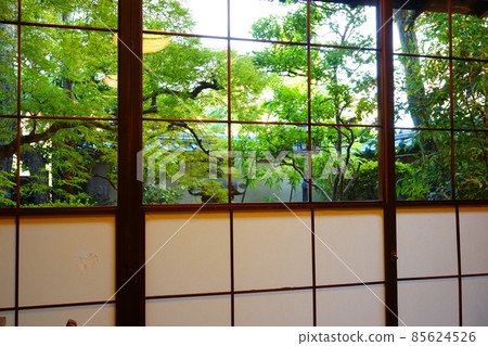 Shoji Japanese house Outside scenery Shoji Japanese house Outside scenery 85624526