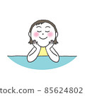 被臉頰棒迷住的少女 85624802