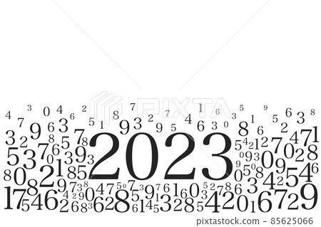 Year 2023 Happy New Year New Year's card Calendar notebook card Greetings Year 2023 Happy New Year New Year's card Calendar notebook card Greetings 85625066