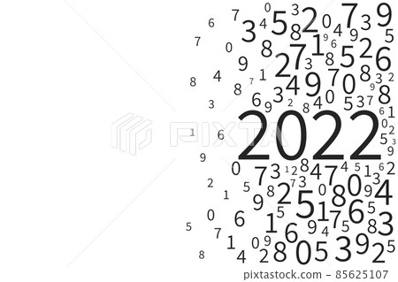 Year 2022 Happy New Year New Year's card Calendar notebook card Greetings Year 2022 Happy New Year New Year's card Calendar notebook card Greetings 85625107