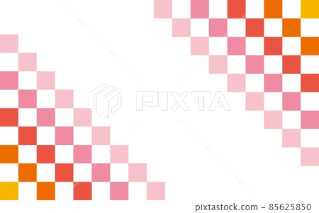 Frame checkered pattern white space gradation Frame checkered pattern white space gradation 85625850