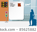 Travel restrictions for Egypt template vector. 85625882