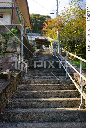 Retro cityscape of Sugaricho, Owase City, Mie Prefecture 85625994