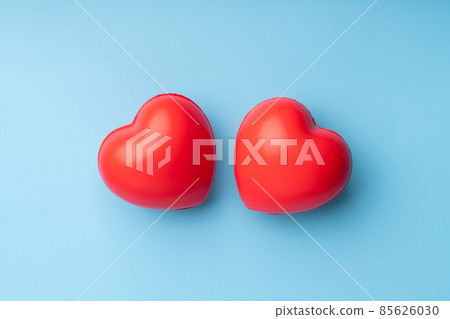 Heart figure & model for love and healthcare concept 85626030