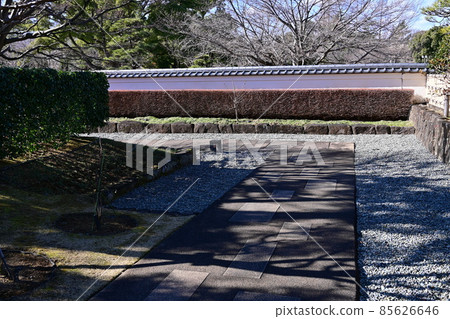 紅葉山庭園(駿府城)的石板路 紅葉山庭園(駿府城)的石板路 85626646